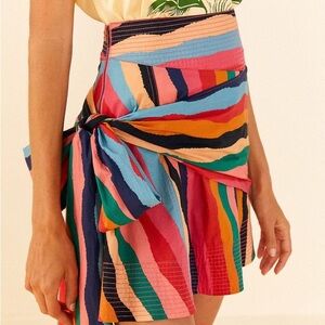 Colorful Striped Women's Skirt